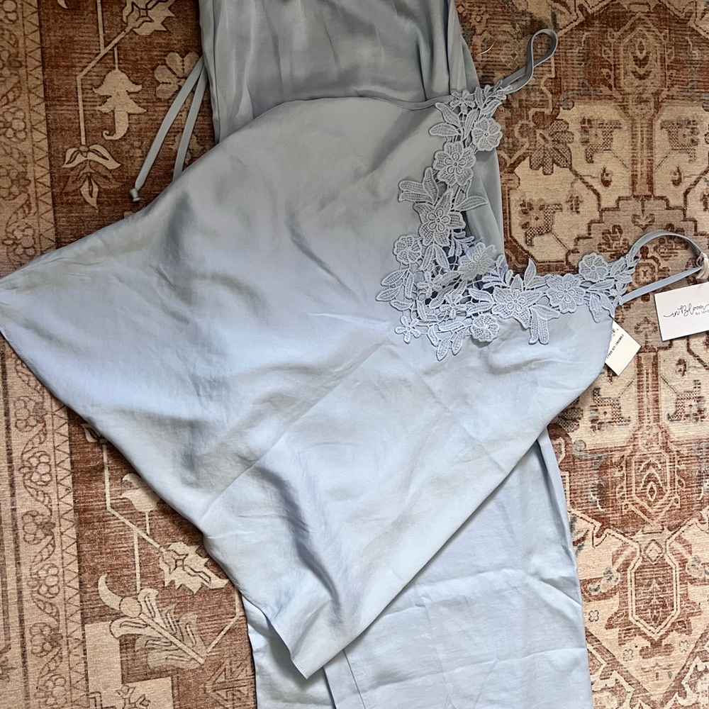 COPY - In Bloom by Jonquil pant Pajamas in Palest Blue size M/M
